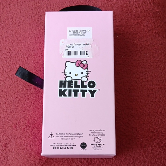 Hello Kitty Sparkling Gold and Pink Keychain - Picture 2 of 4